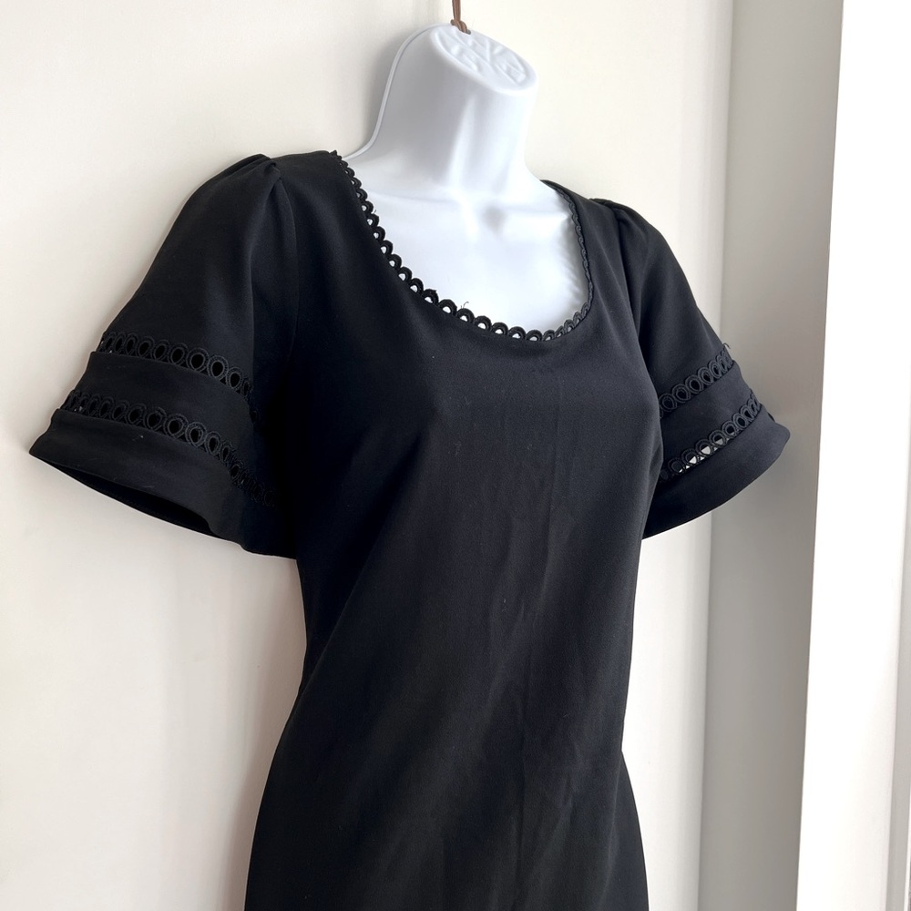 Detailed sleeve Calvin Klein knee length dress